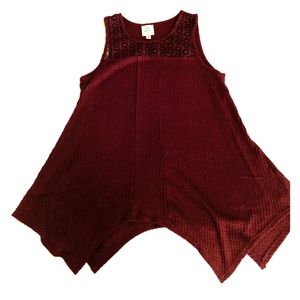 Knox Rose Maroon Tank Top